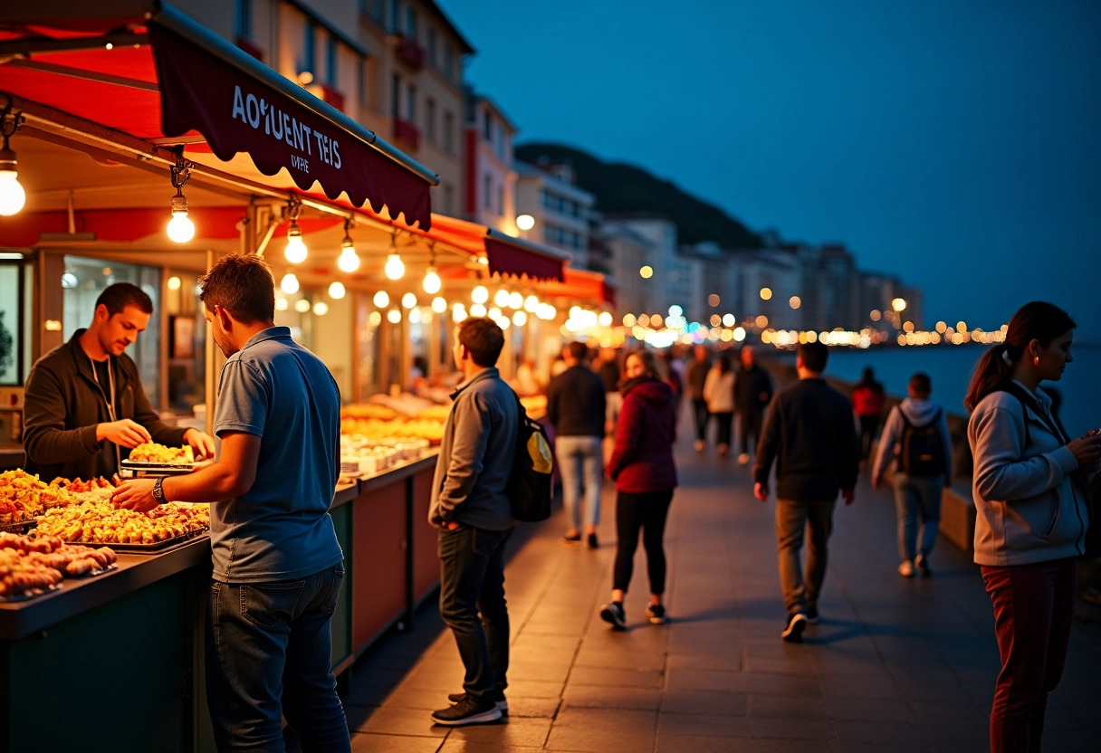 marché nocturne arcachon