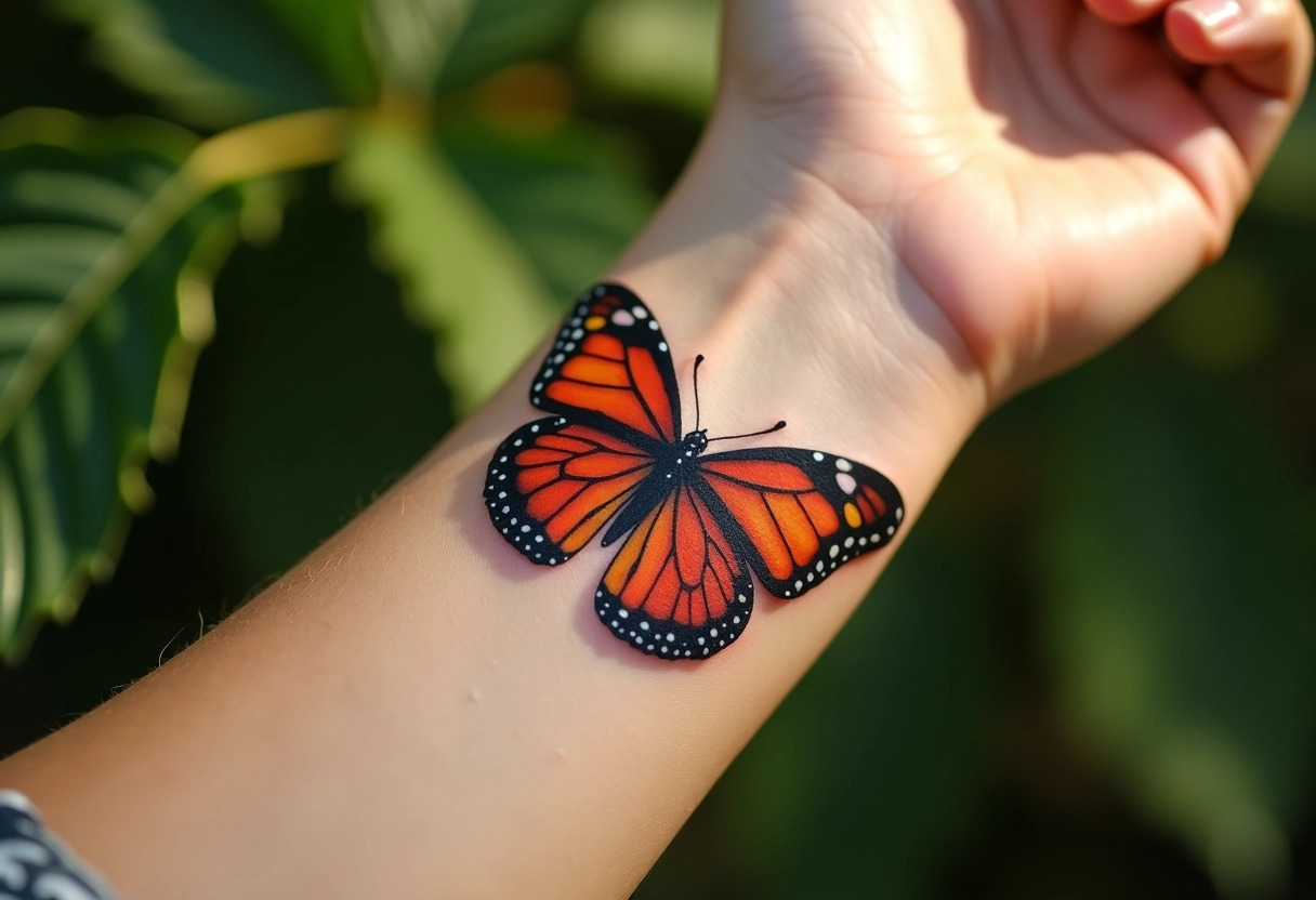 tatouage papillon